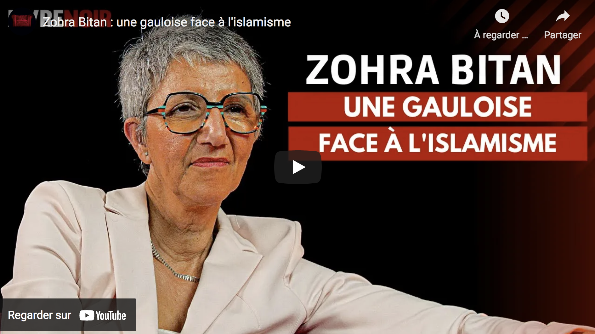 Zohra Bitan : une Gauloise face à l’islamisme (Livre Noir)
