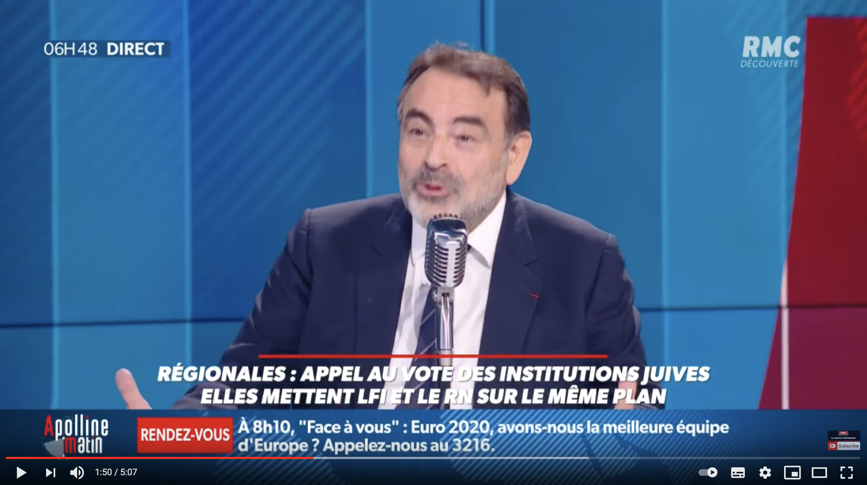 “Il faut réveiller les consciences” : le consistoire israélite prend ouvertement parti pour l’extrême centre (VIDÉO)