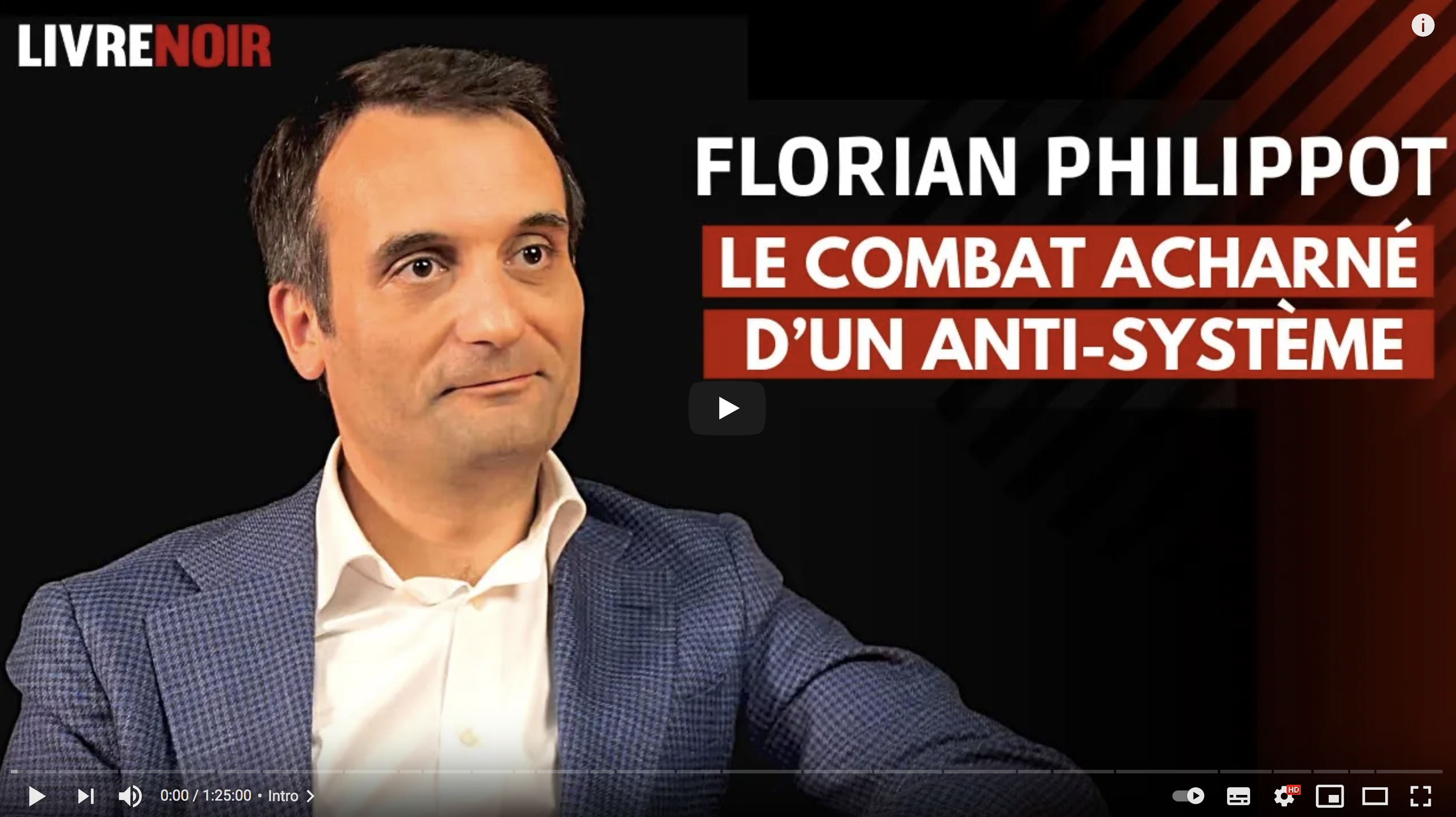 Florian Philippot : le combat acharné d’un anti-système (Livre Noir)