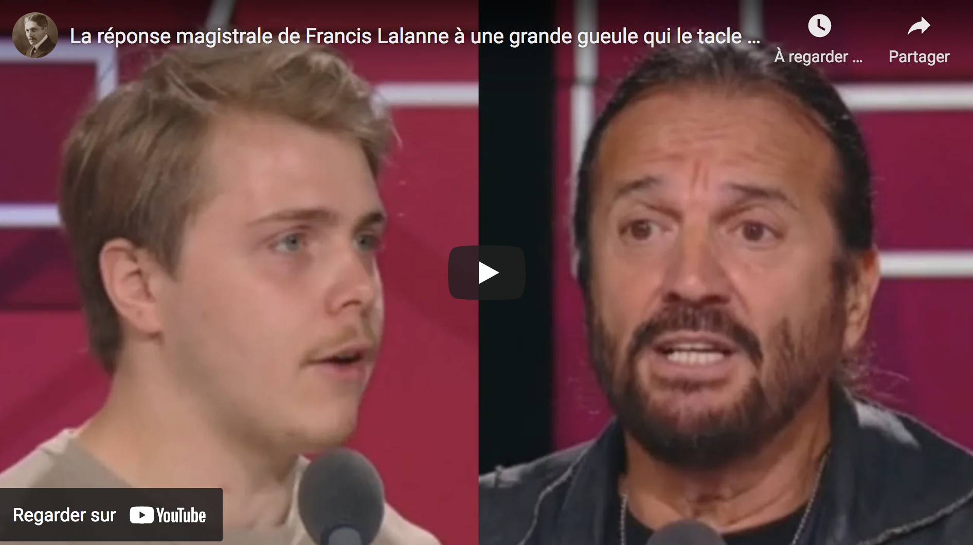 La réponse magistrale de Francis Lalanne à une “Grande Gueule” qui le tacle sur la Covid-19 (VIDÉO)