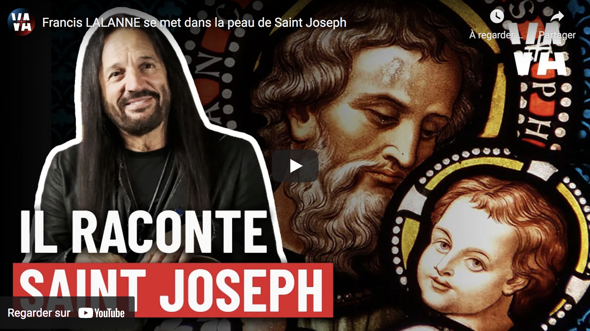 Francis Lalanne se met dans la peau de saint Joseph (VIDÉO)