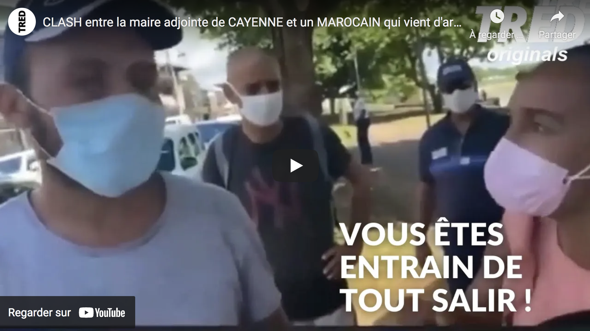 Une maire adjointe de Cayenne et un Guyanais recadrent un immigré clandestin marocain qui cherche déjà à faire la loi… (VIDÉO)