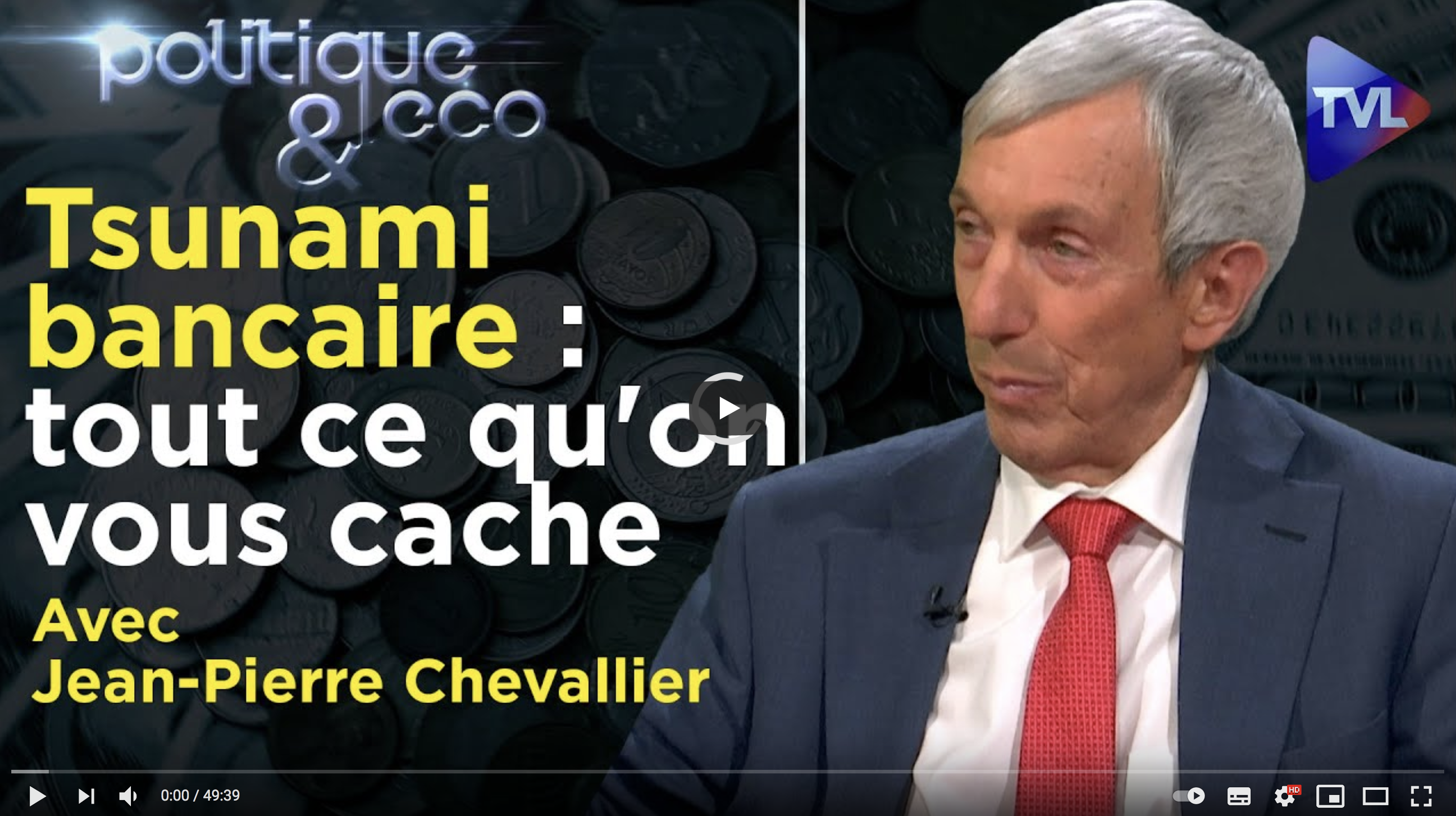 Tsunami bancaire : tout ce qu’on vous cache (Jean-Pierre Chevallier)