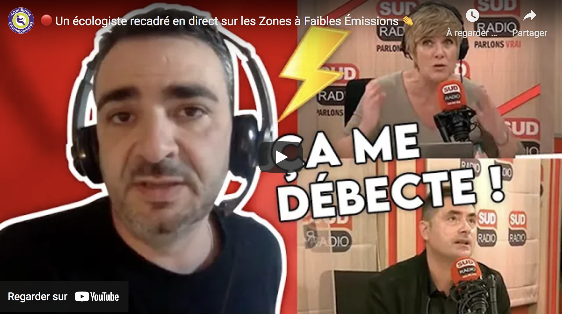 Un écologiste recadré en direct sur les Zones à Faibles Émissions (VIDÉO)