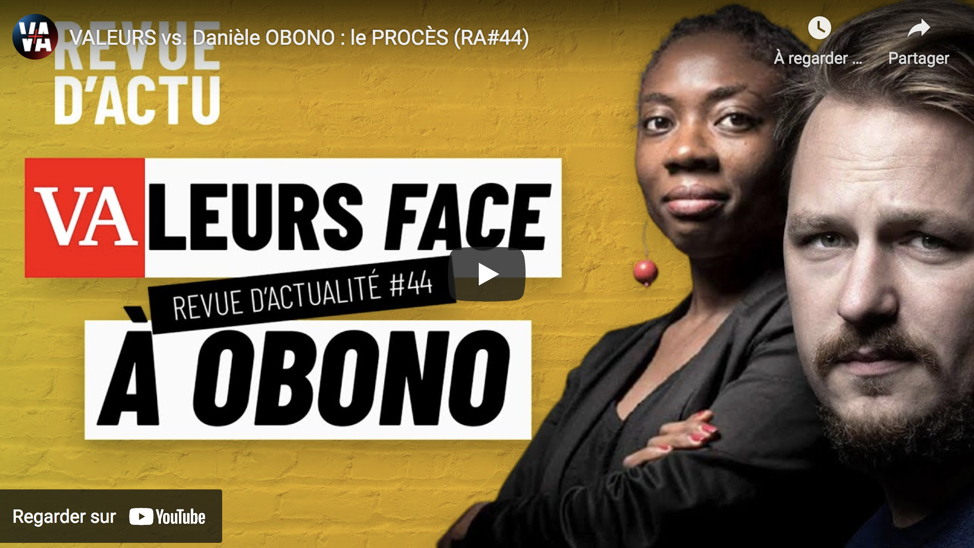 Danièle Obono VS “Valeurs Actuelles” : le procès