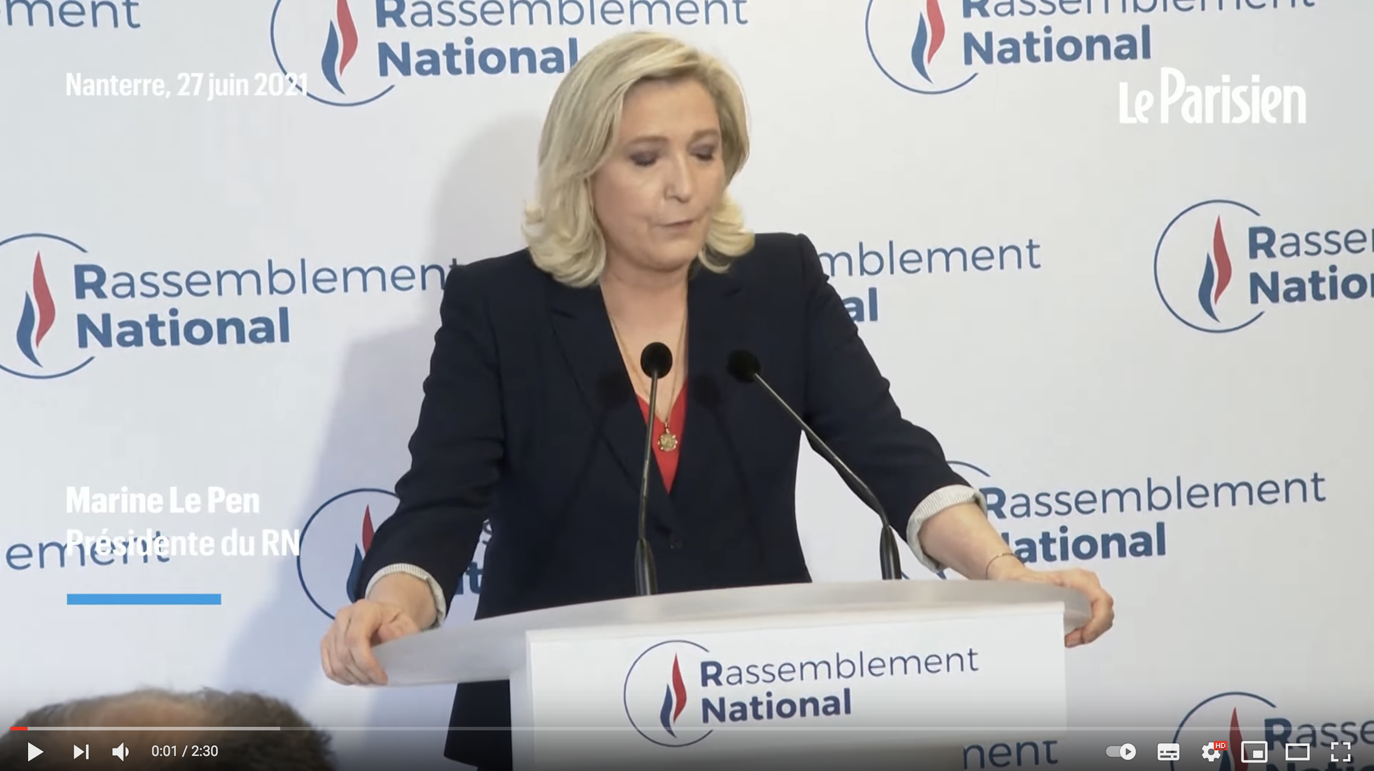 Marine Le Pen donne déjà « rendez-vous aux Français » pour « construire l’alternance » (VIDÉO)
