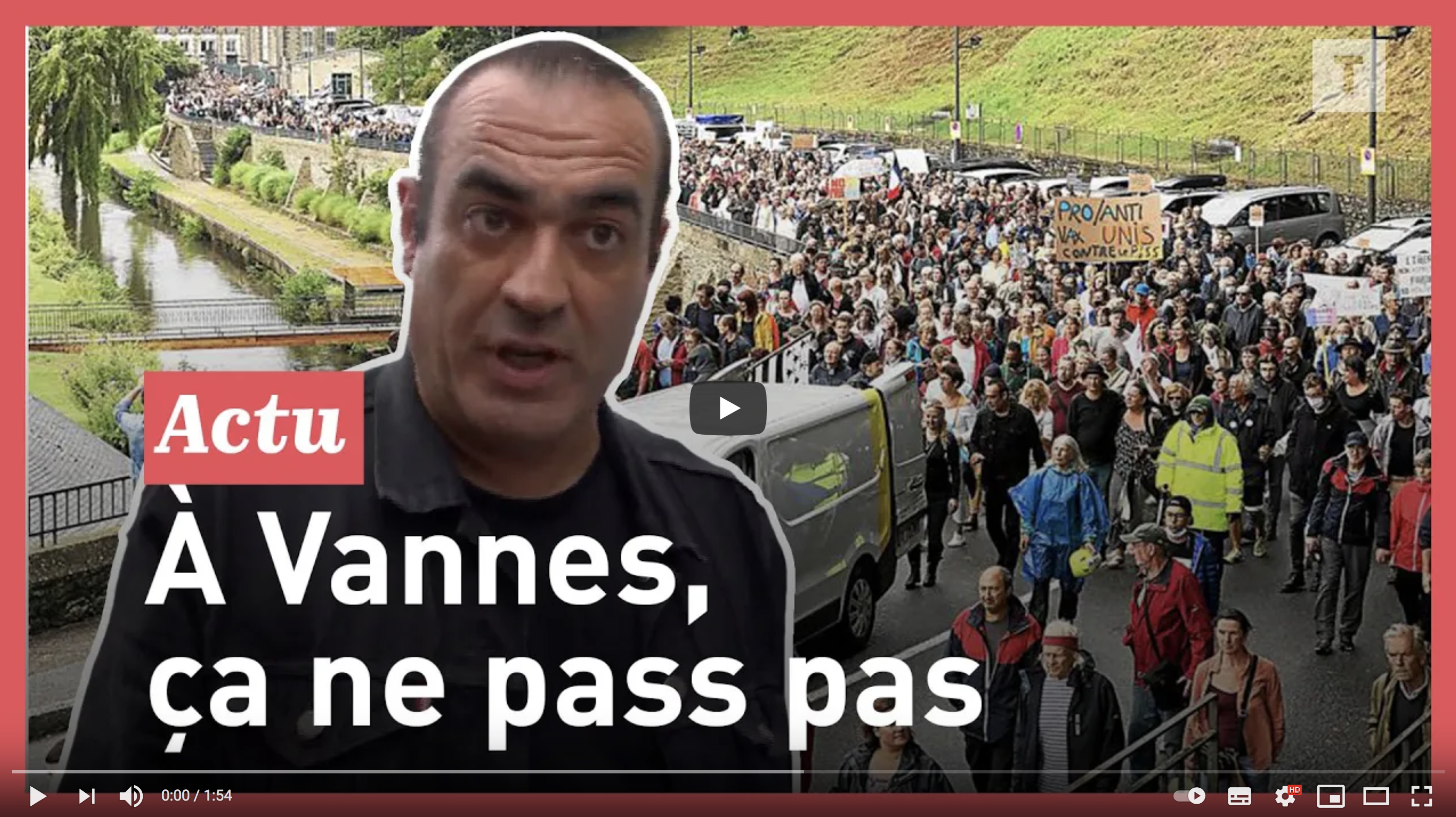 “On défend avant tout la liberté” : des milliers de manifestants contre le pass sanitaire à Vannes (VIDÉO)