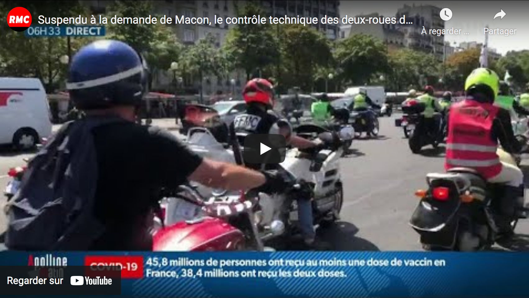 Suspendu à la demande de Macron, le contrôle technique des deux-roues devrait revenir sur la table…