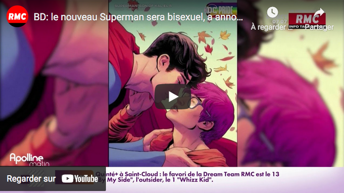 BD: le nouveau Superman sera bisexuel, a annoncé l’éditeur du comics…