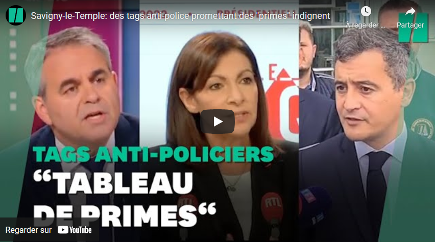 Savigny-le-Temple : des tags anti-police promettant des “primes” indignent