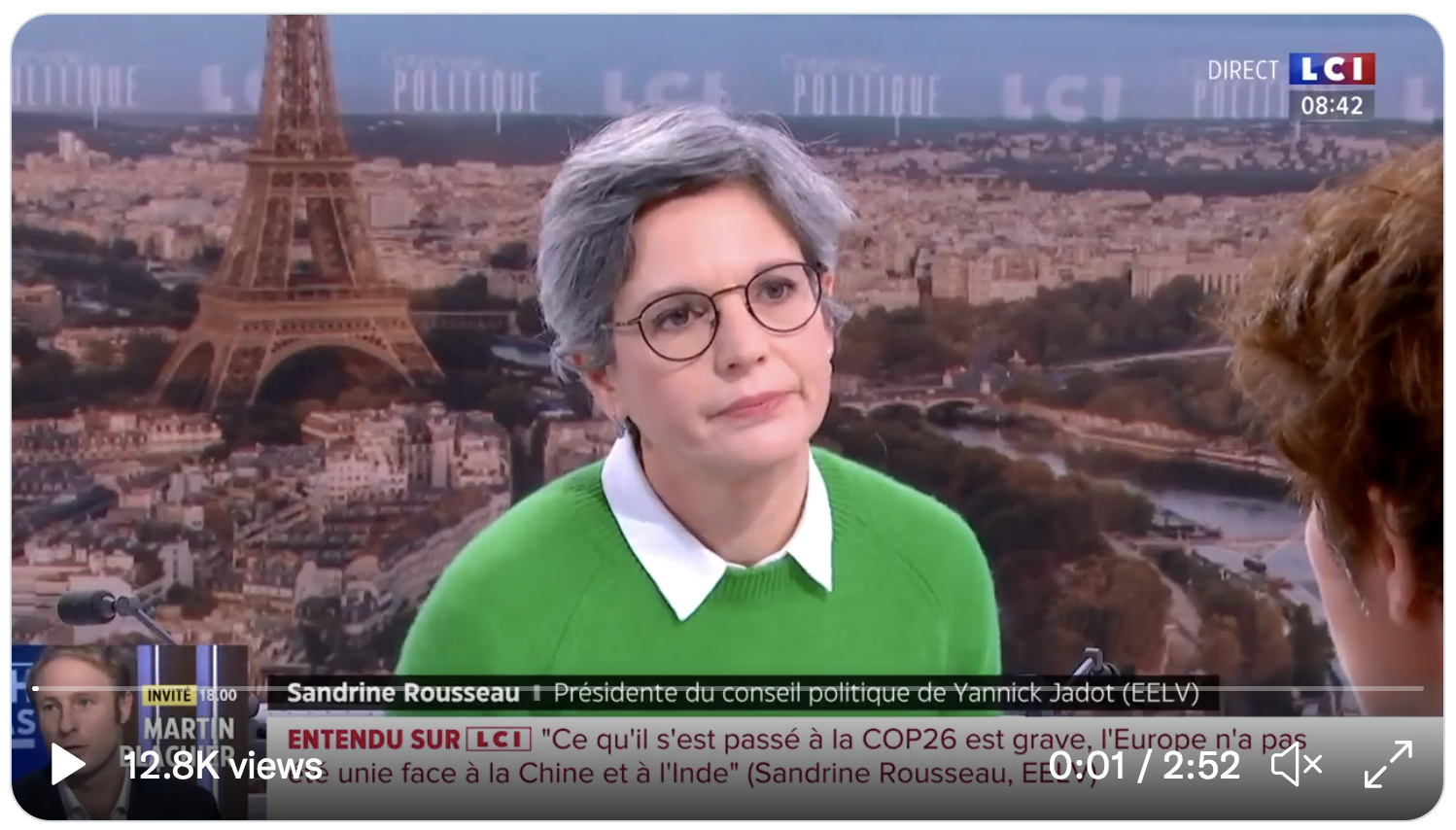 Surexposition médiatique pour Sandrine Rousseau