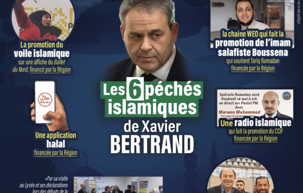 Les 6 péchés islamiques de Xavier Bertrand