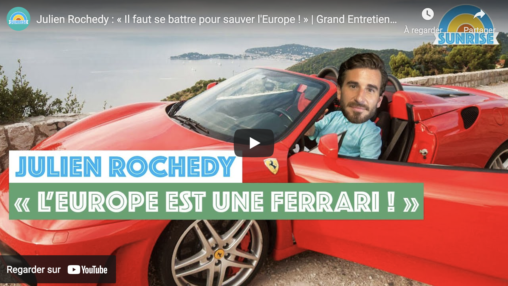Julien Rochedy : « Il faut se battre pour sauver l’Europe ! » (VIDÉO)