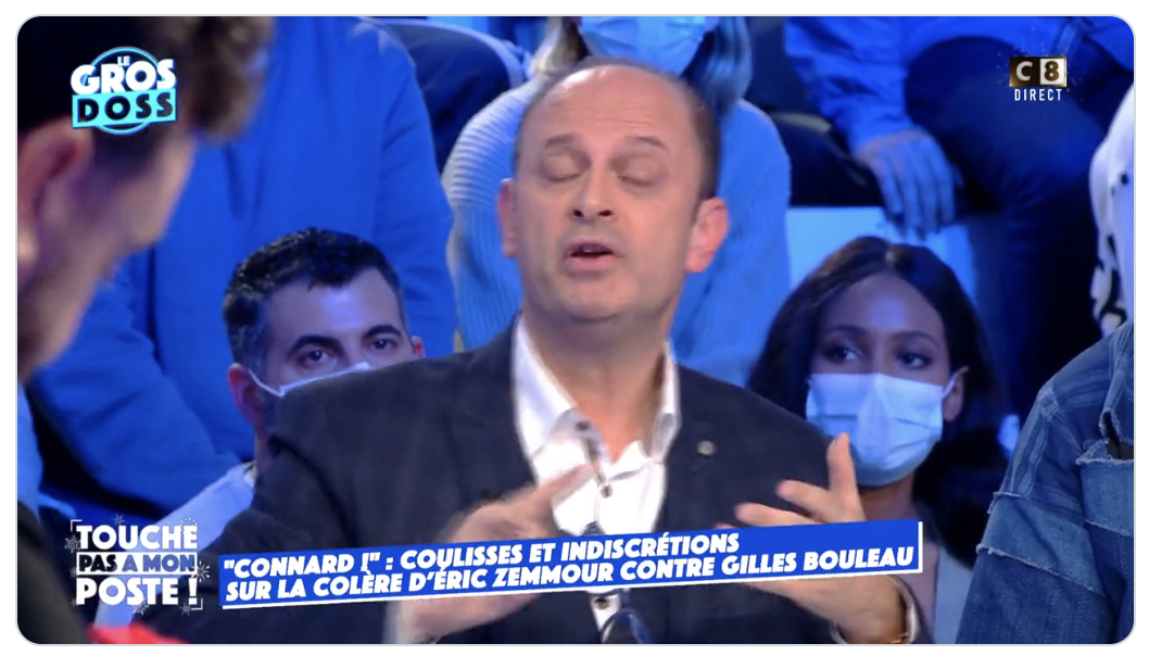 Olivier Ubéda à propos du doigt d’honneur d’Éric Zemmour : “Ce doigt s’adresse à tous les antifas” (VIDÉO)