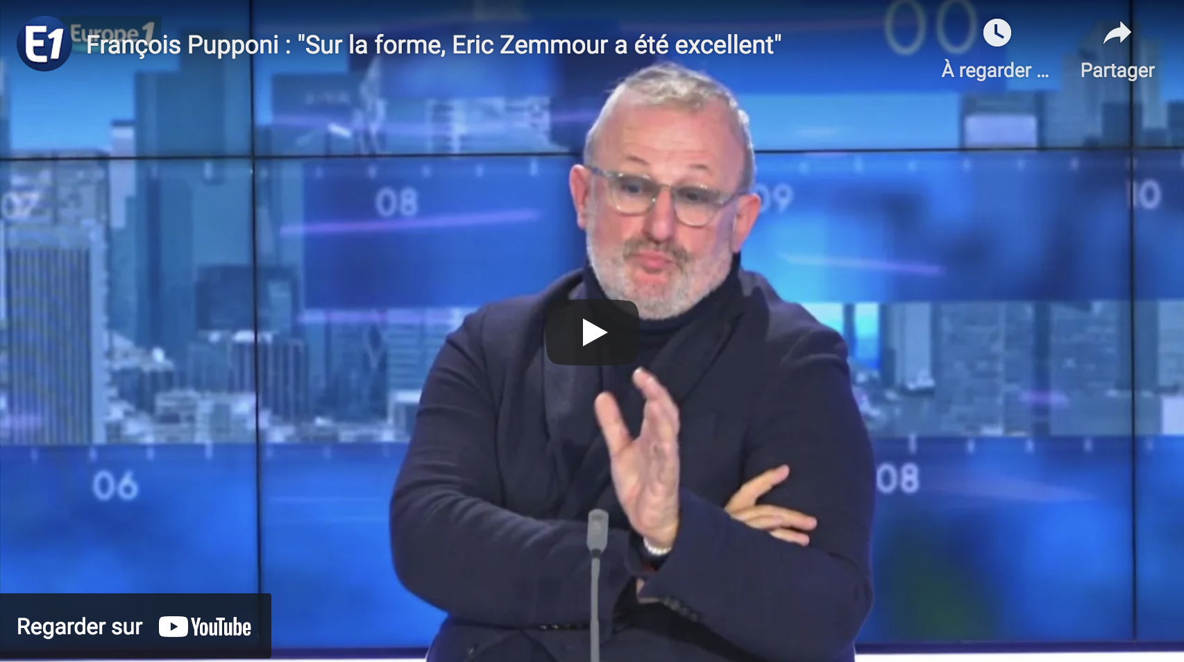 François Pupponi à propos du meeting de Villepinte : “Sur la forme, Eric Zemmour a été excellent” (VIDÉO)