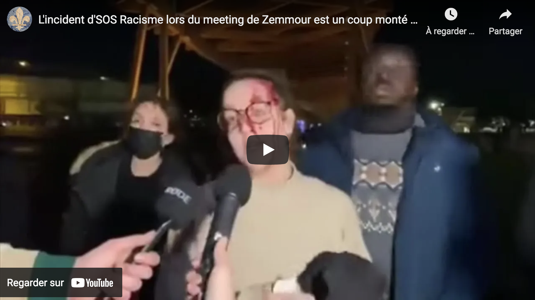 L’incident de SOS Racisme lors du meeting d’Éric Zemmour est un coup monté pour Jean Messiha (VIDÉO)