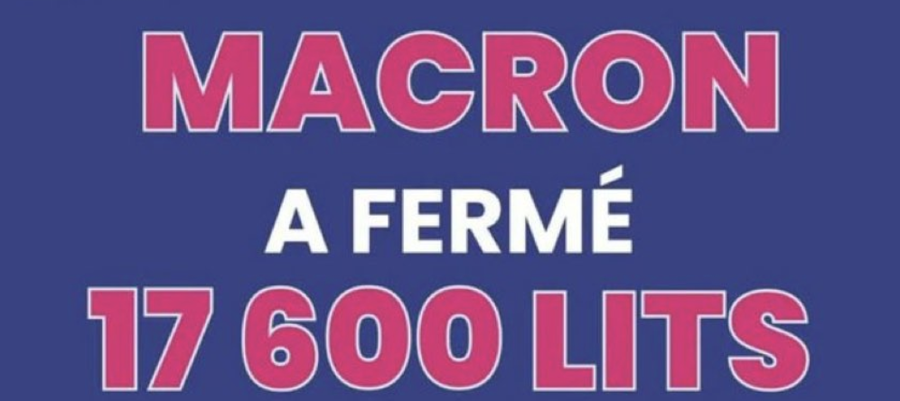 Combien de lits d’hôpitaux Emmanuel Macron a-t-il fait fermer en 5 ans ?