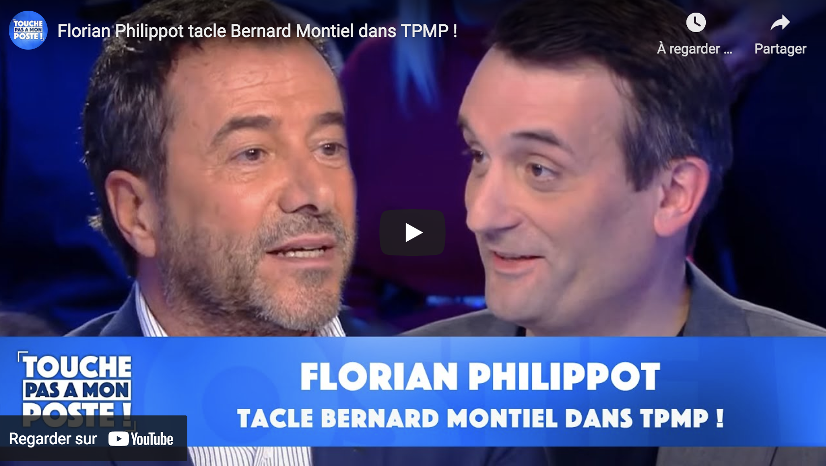 Florian Philippot VS Bernard Montiel (DÉBAT)