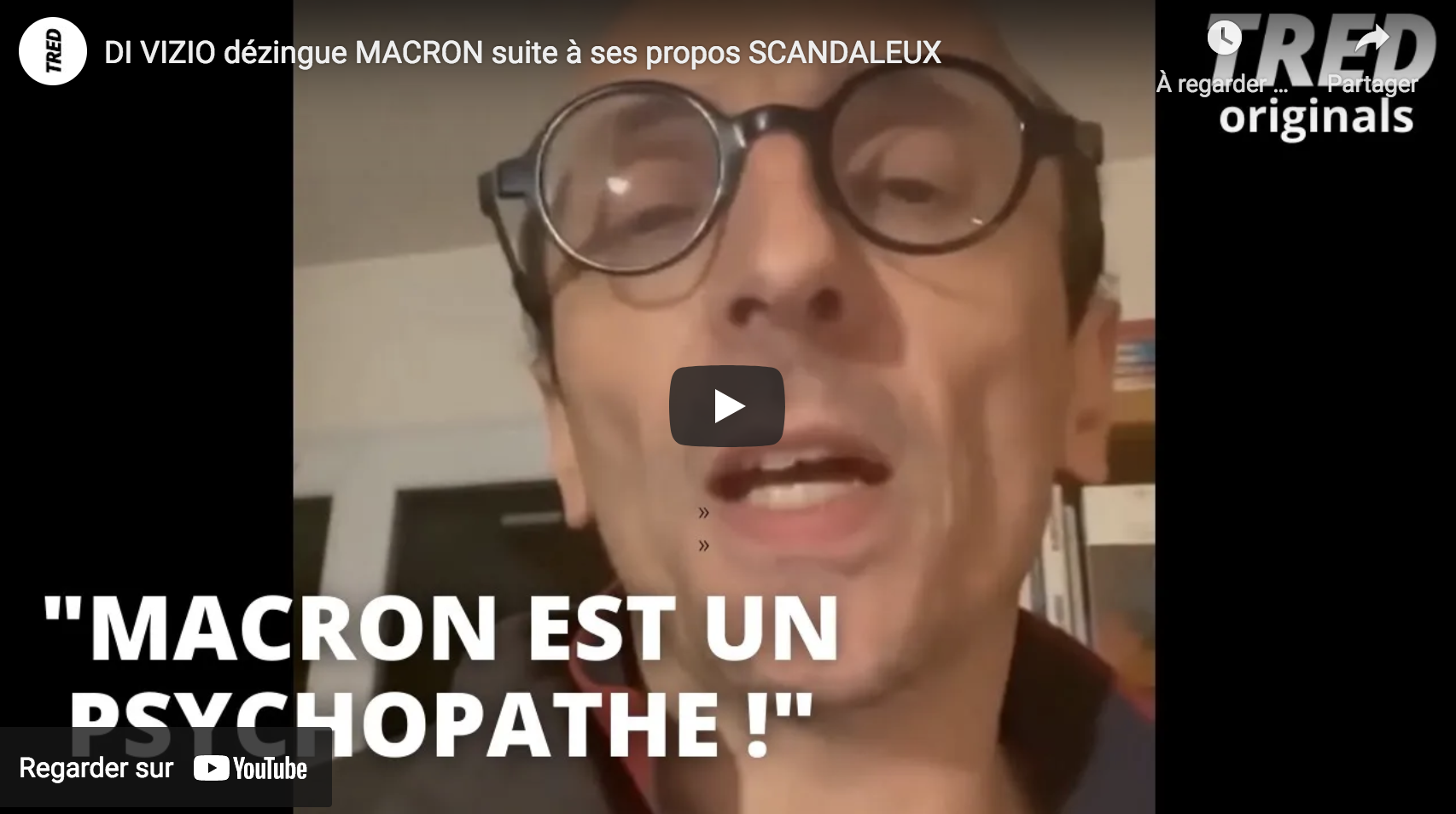 Fabrice Di Vizio dézingue Emmanuel Macron suite à ses propos scandaleux (VIDÉO)