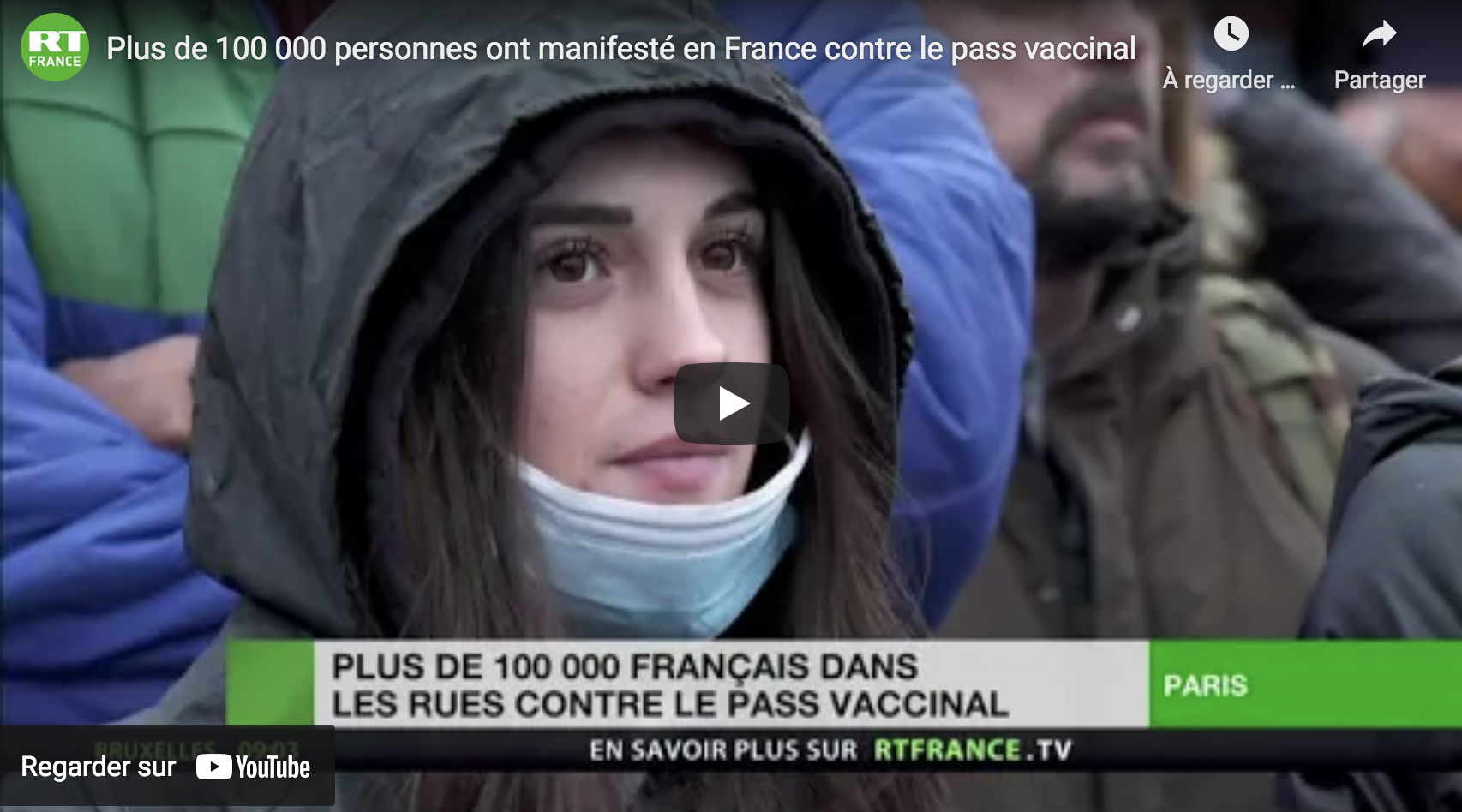Plus de 100 000 personnes ont manifesté en France contre le pass vaccinal (REPORTAGE)