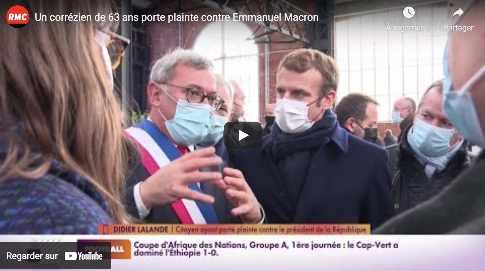 Un Corrézien de 63 ans porte plainte contre Emmanuel Macron suite à ses propos insultants à l’égard des non-“vaccinés”