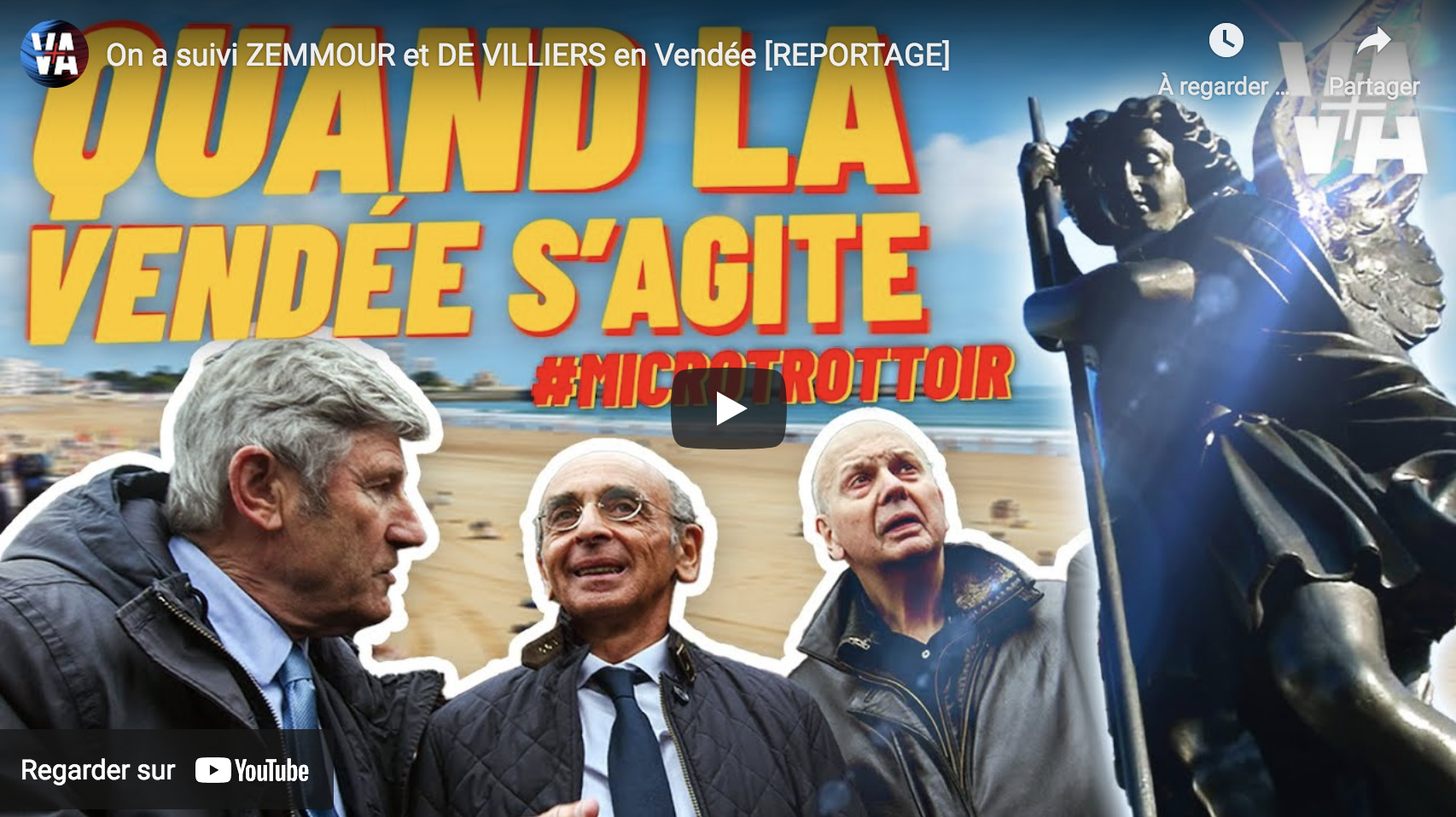 “On a suivi Éric Zemmour et Philippe de Villiers en Vendée” (REPORTAGE)