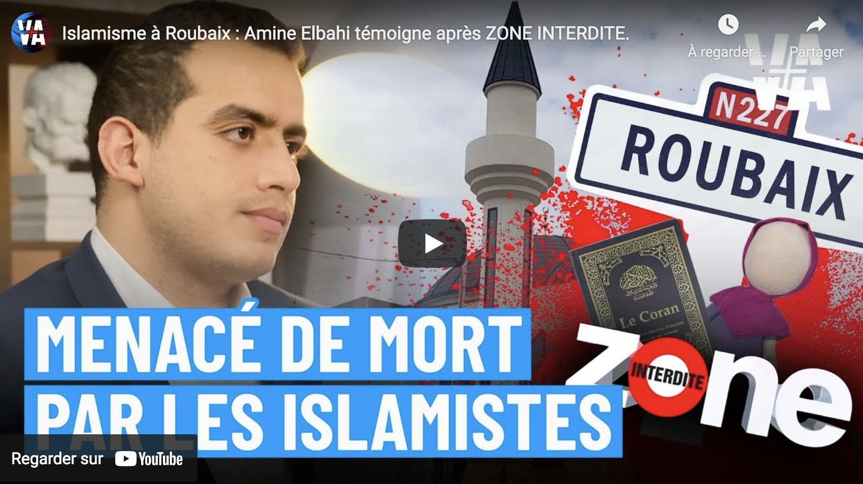Islamisme à Roubaix : Amine Elbahi témoigne après “Zone Interdite” (VIDÉO)