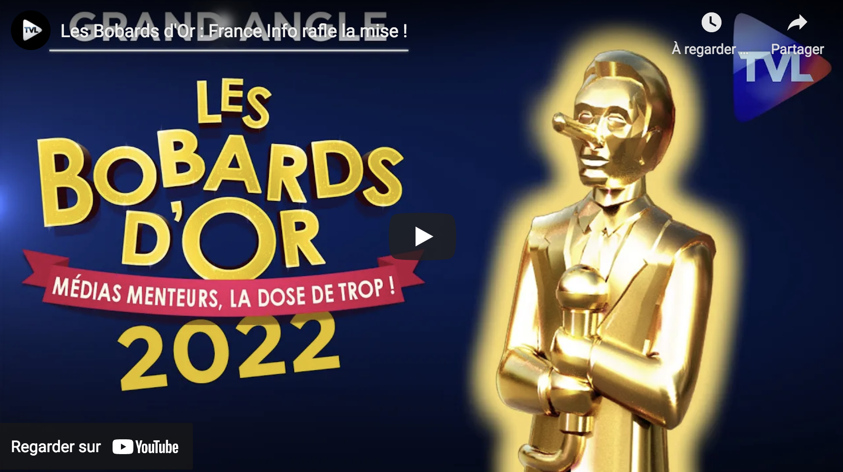 Les Bobards d’Or 2022 : France Info rafle la mise !
