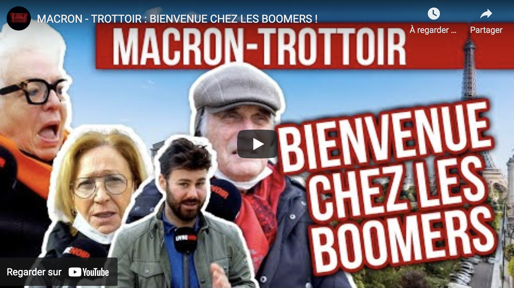 Macron-trottoir : Bienvenue chez les boomers ! (VIDÉO)