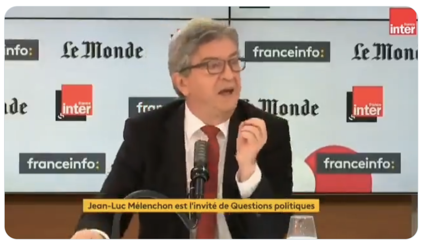 Jean-Luc Mélenchon chouchouté par les médias depuis qu’il a appelé à voter contre Marine Le Pen au second tour de la présidentielle (Erik Tegner)