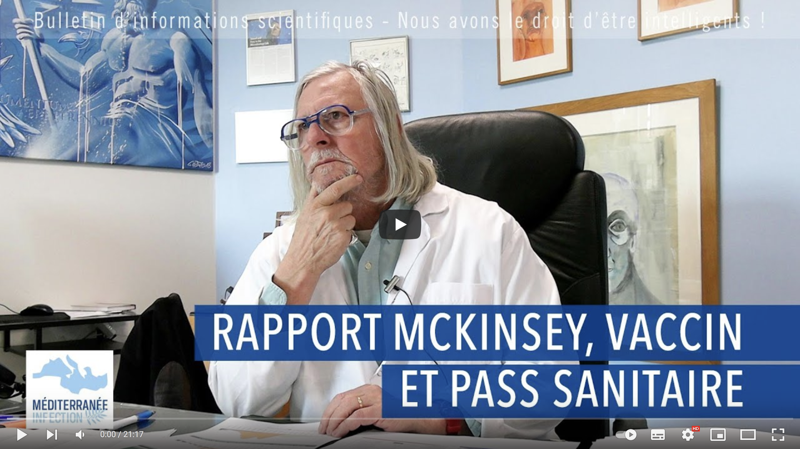 La nouvelle bombe du Pr Didier Raoult : “Les gens qui viennent pour se faire tester, quand ils sont vaccinés, ont plus de chances d’avoir Omicron, que les gens qui n’ont pas été vaccinés” (VIDÉO)