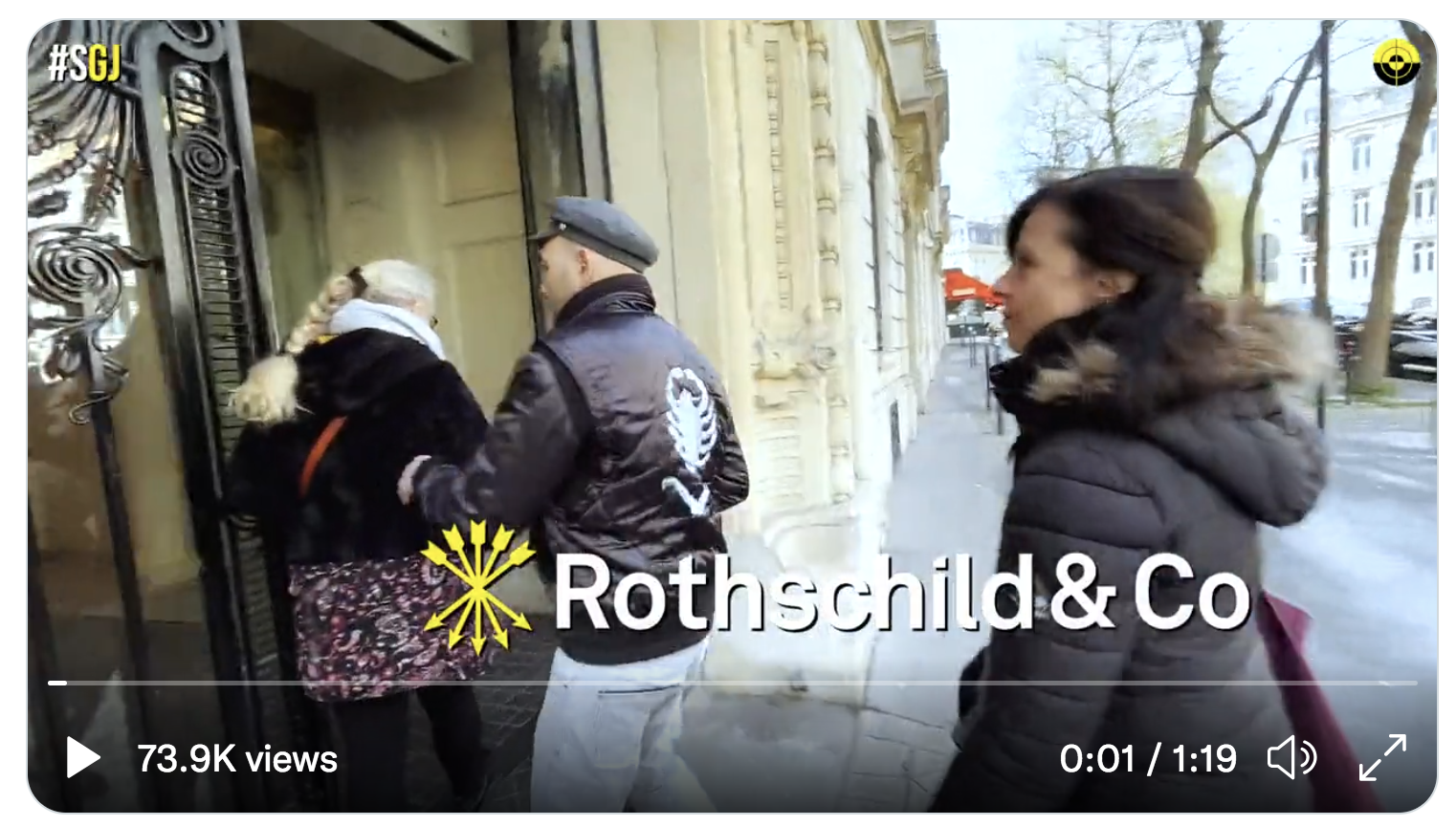 Des Gilets Jaunes tentent d’entrer dans les locaux du siège de Rothschild (VIDÉO)