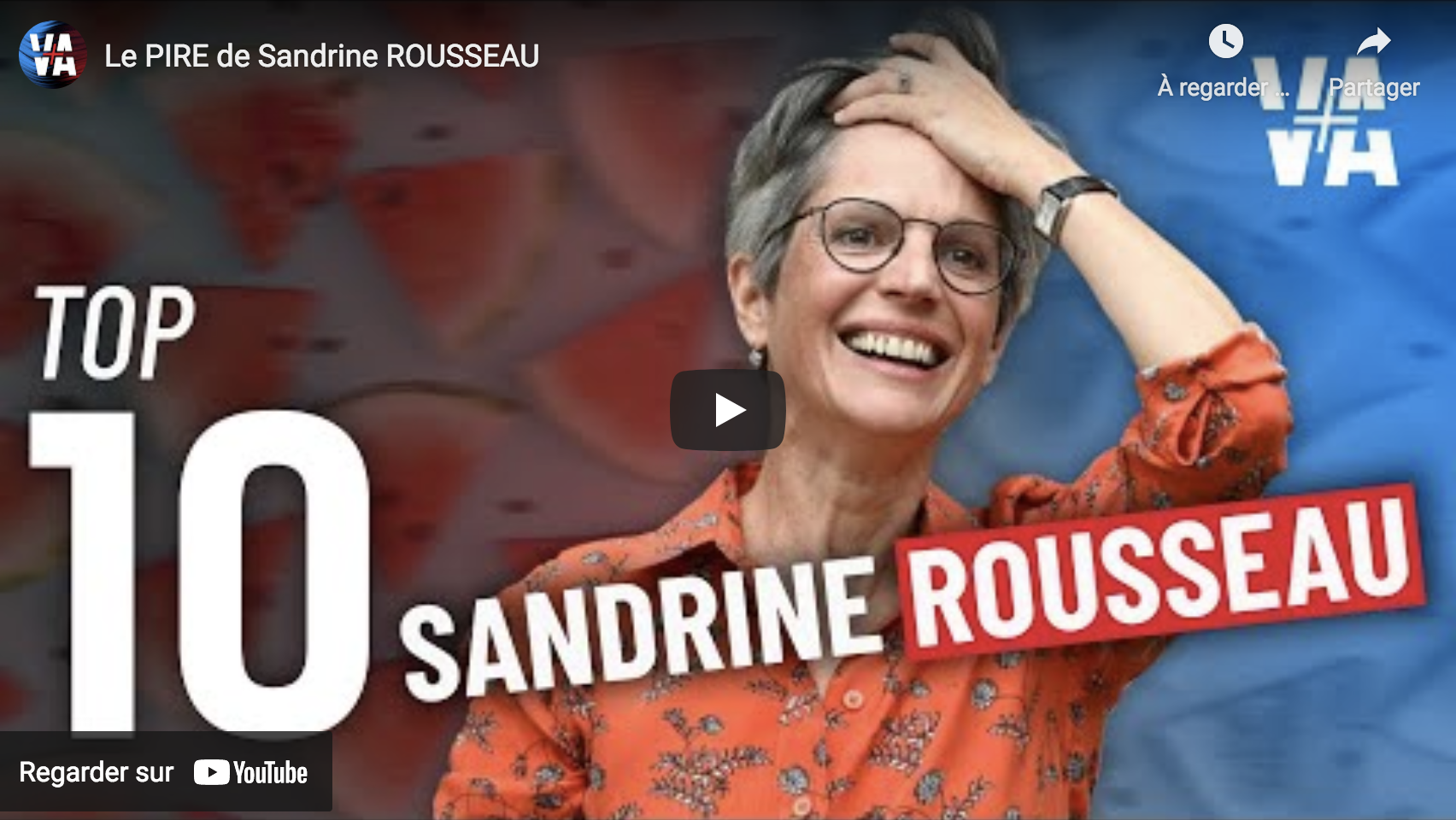 Le pire de Sandrine Rousseau (VIDÉO)