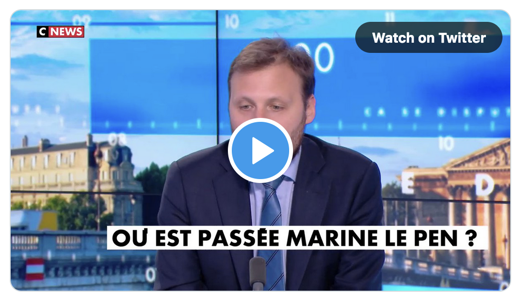 Alexandre Devecchio : “Tout se passe comme si Marine Le Pen ne voulait pas gouverner” (VIDÉO)