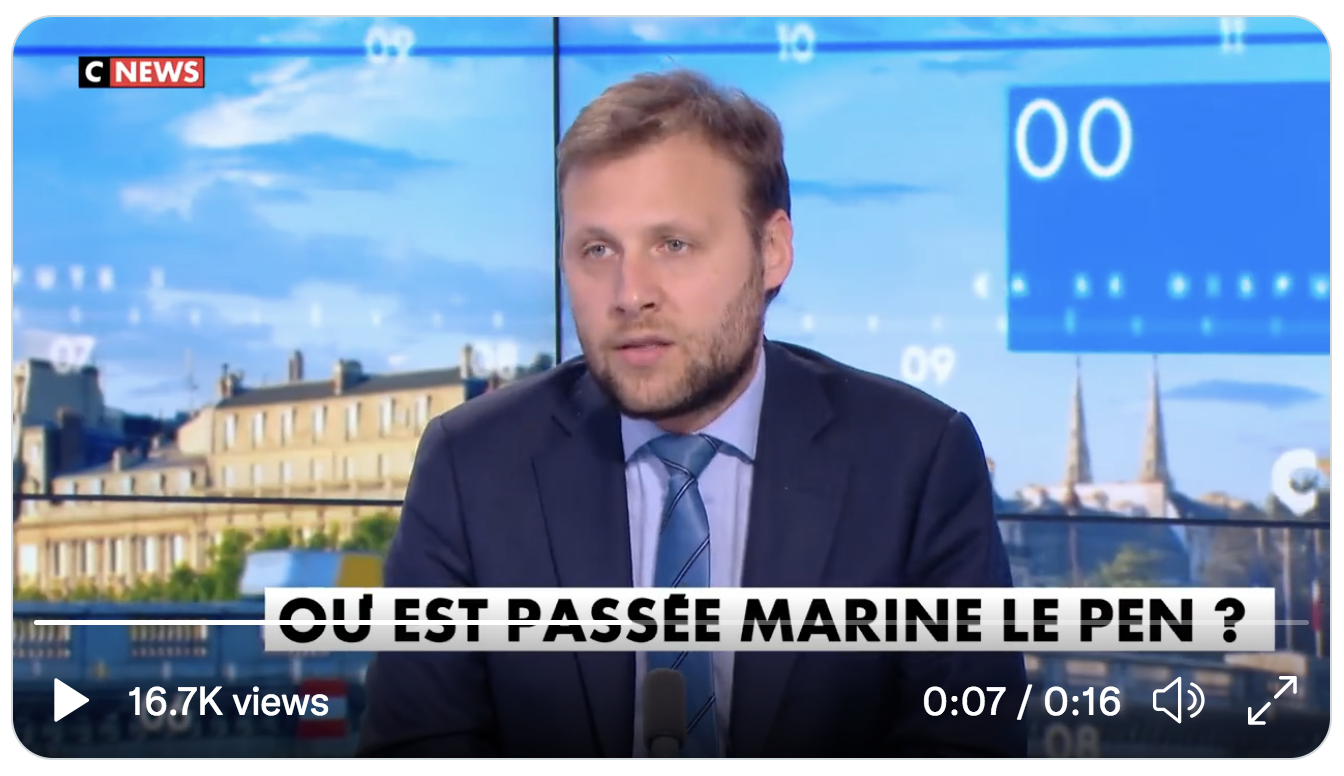 Alexandre Devecchio : “Madame Le Pen ne veut pas le pouvoir, il ne lui faut surtout pas trop de députés parce que ce serait trop compliqué à contrôler” (VIDÉO)