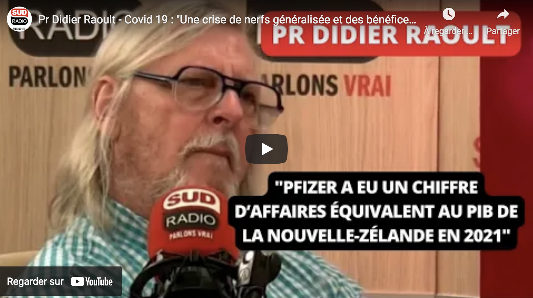 Didier Raoult : “En France, on refuse de voir que la science évolue !” (VIDÉO)
