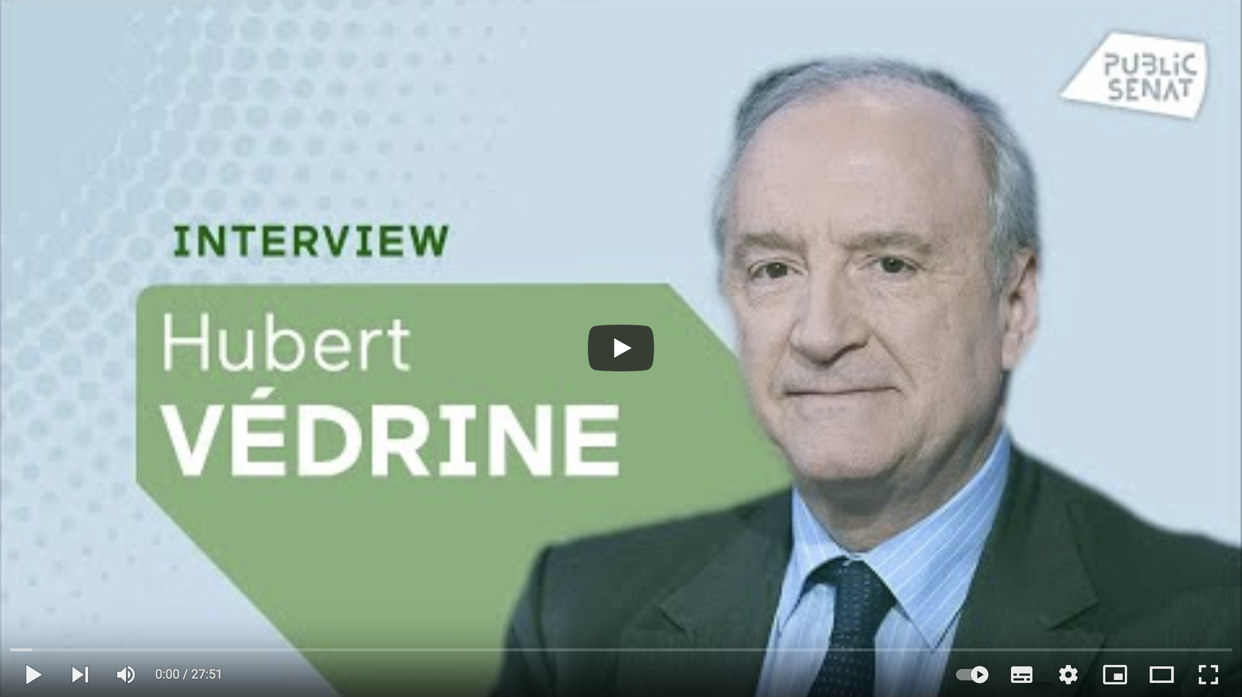 Hubert Védrine : “La Russie ne sera jamais une social-démocratie scandinave” (VIDÉO)