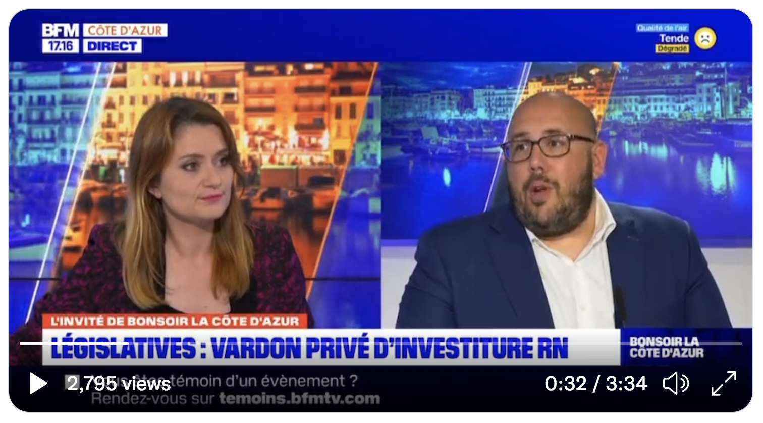 Nice : l’ensemble du groupe d’opposition RN se range derrière Philippe Vardon, que refuse d’investir la direction nationale du RN…