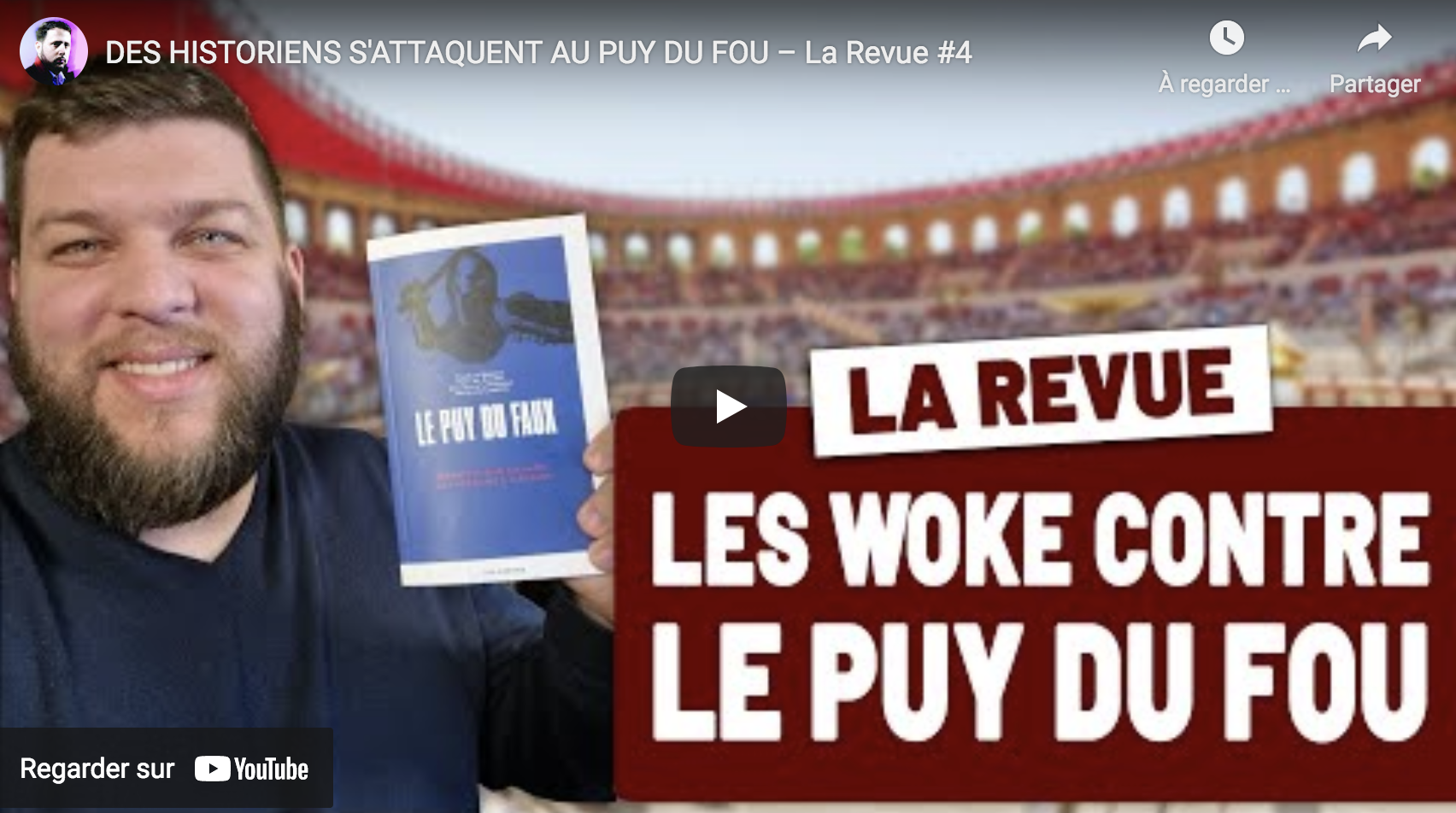 Christopher Lannes humilie le “collectif d’historiens” wokes anti-Puy-du-Fou (VIDÉO)
