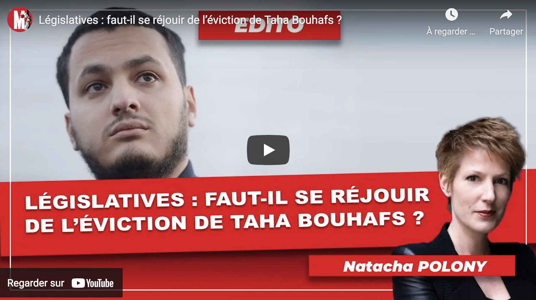 Législatives : faut-il se réjouir de l’éviction de Taha Bouhafs ? (Natacha Polony)