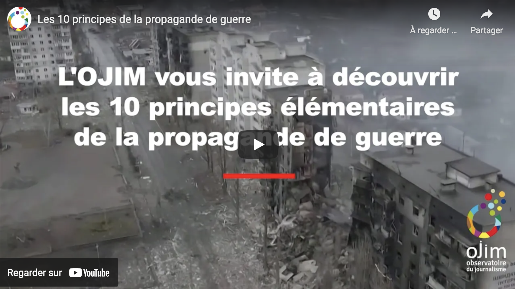 Les 10 principes de la propagande de guerre (VIDÉO)