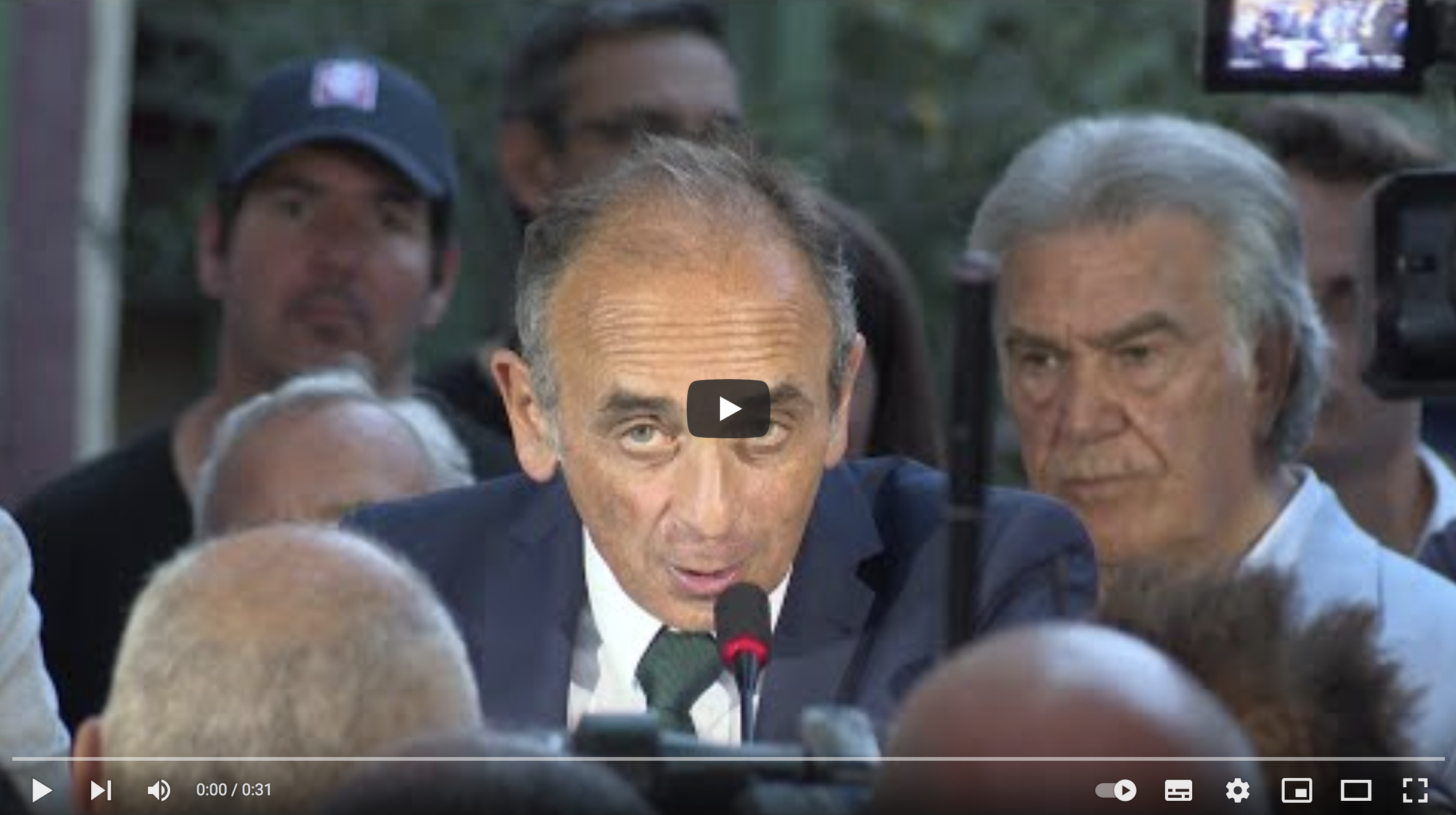 Éric Zemmour battu dans le Var : “Reconquête sera le seul parti de droite” (VIDÉO)