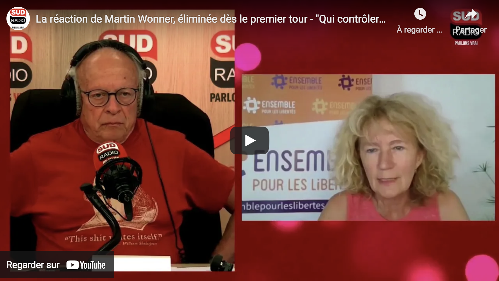 La réaction de Martin Wonner, éliminée dès le premier tour : “Qui contrôlera les excès du pouvoir ?” (VIDÉO)