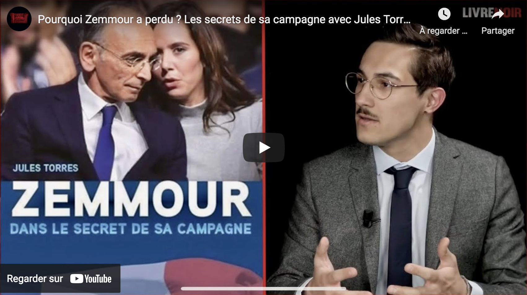 Pourquoi Éric Zemmour a perdu ? Les secrets de sa campagne avec Jules Torres, journaliste à “Valeurs actuelles” (ENTRETIEN)
