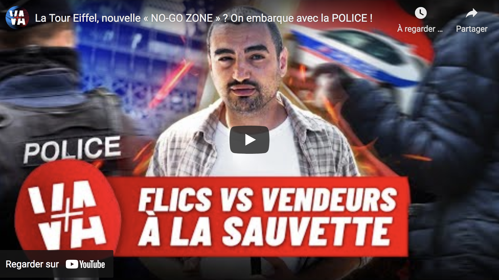 La Tour Eiffel, nouvelle « No-Go Zone » ? On embarque avec la police ! (REPORTAGE)