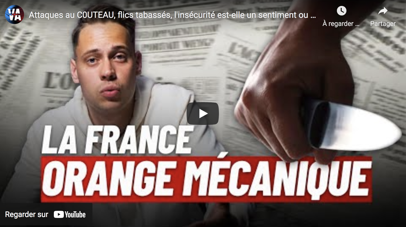 Attaques au couteau, flics tabassés, l’insécurité est-elle un sentiment ou une réalité ?
