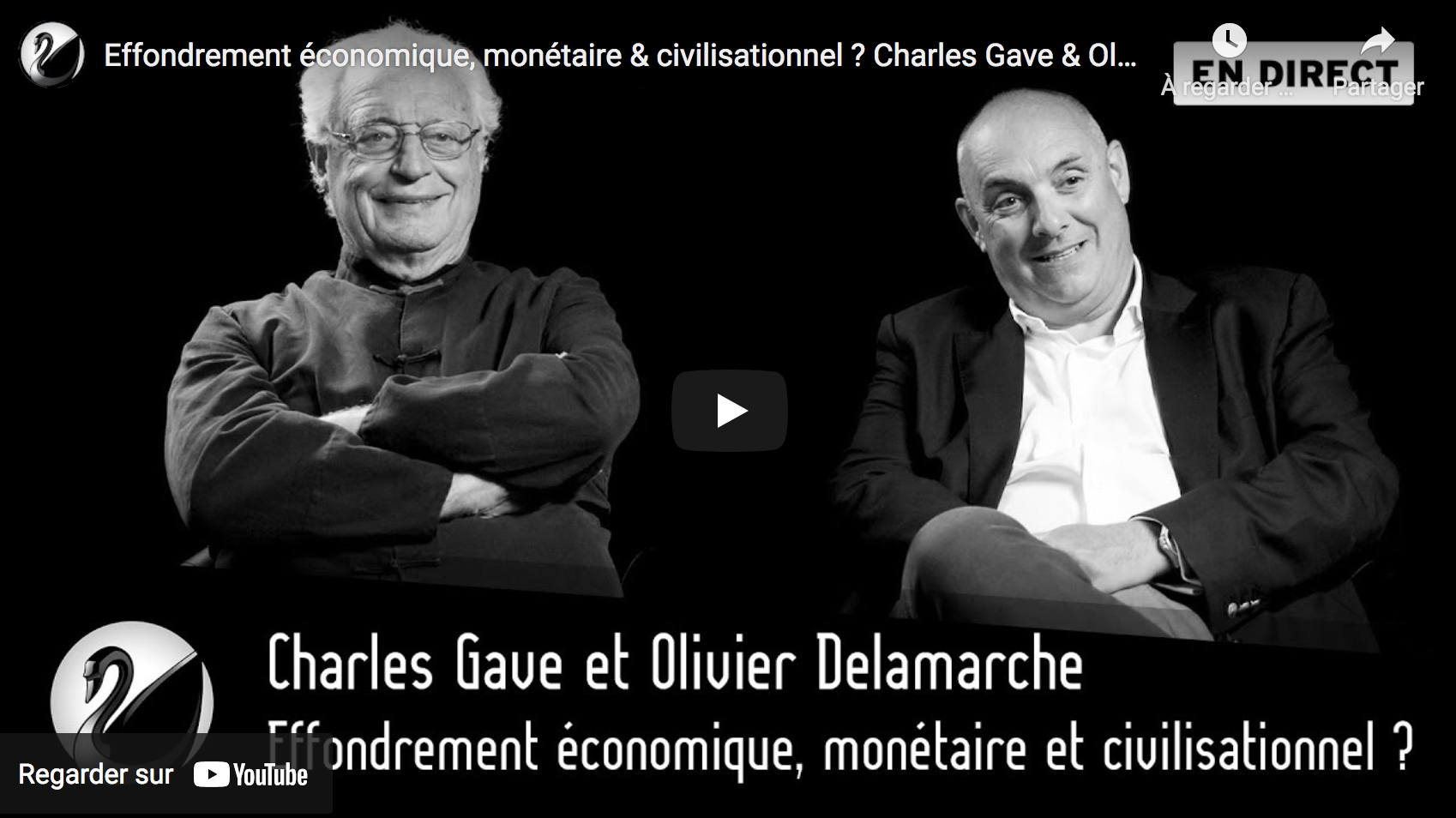 Effondrement économique, monétaire & civilisationnel ? Rencontre avec Charles Gave et Olivier Delamarche (Thinkerview)