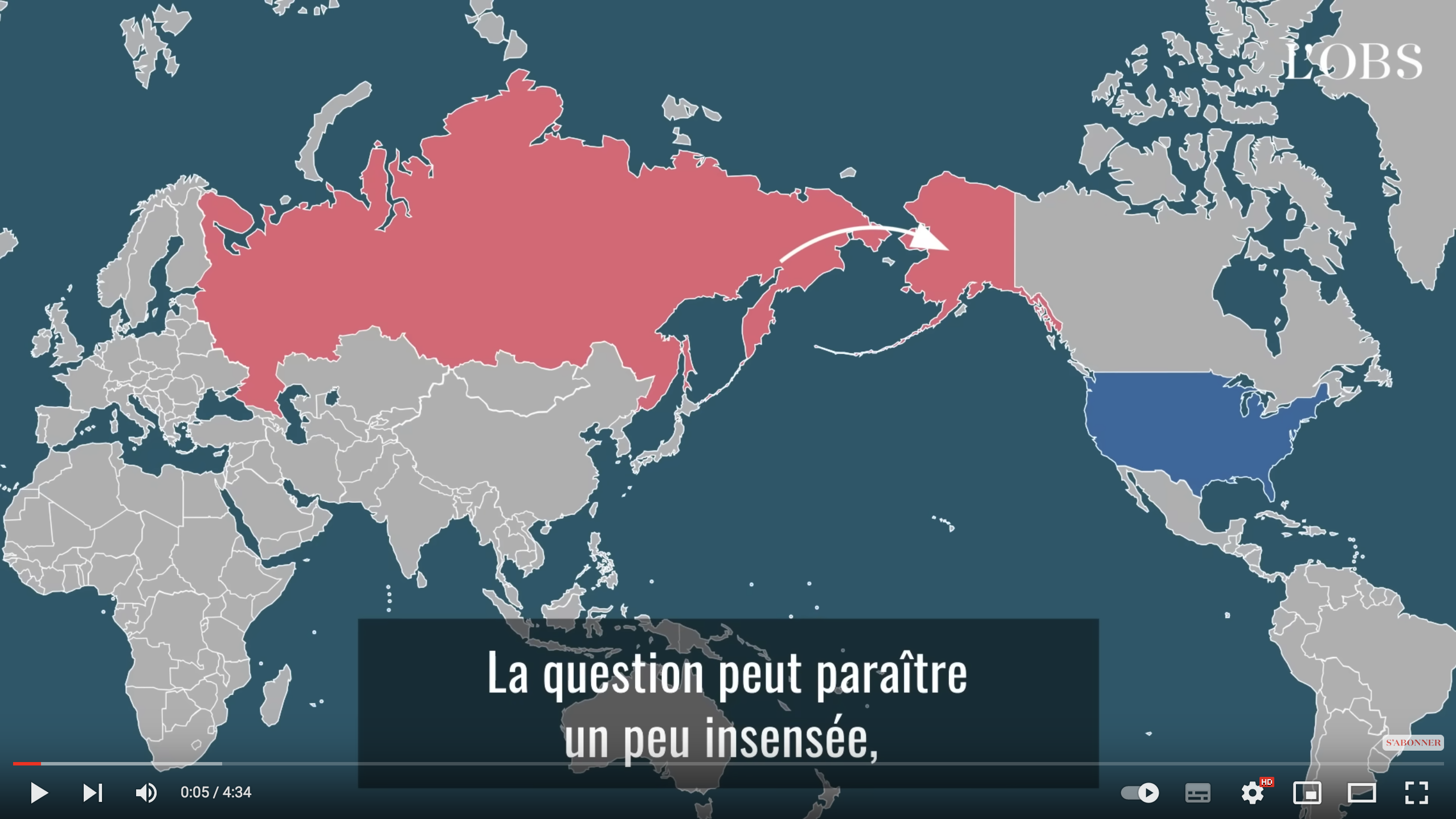 “L’Obs” décrypte la menace russe de reprendre l’Alaska aux États-Unis (VIDÉO)