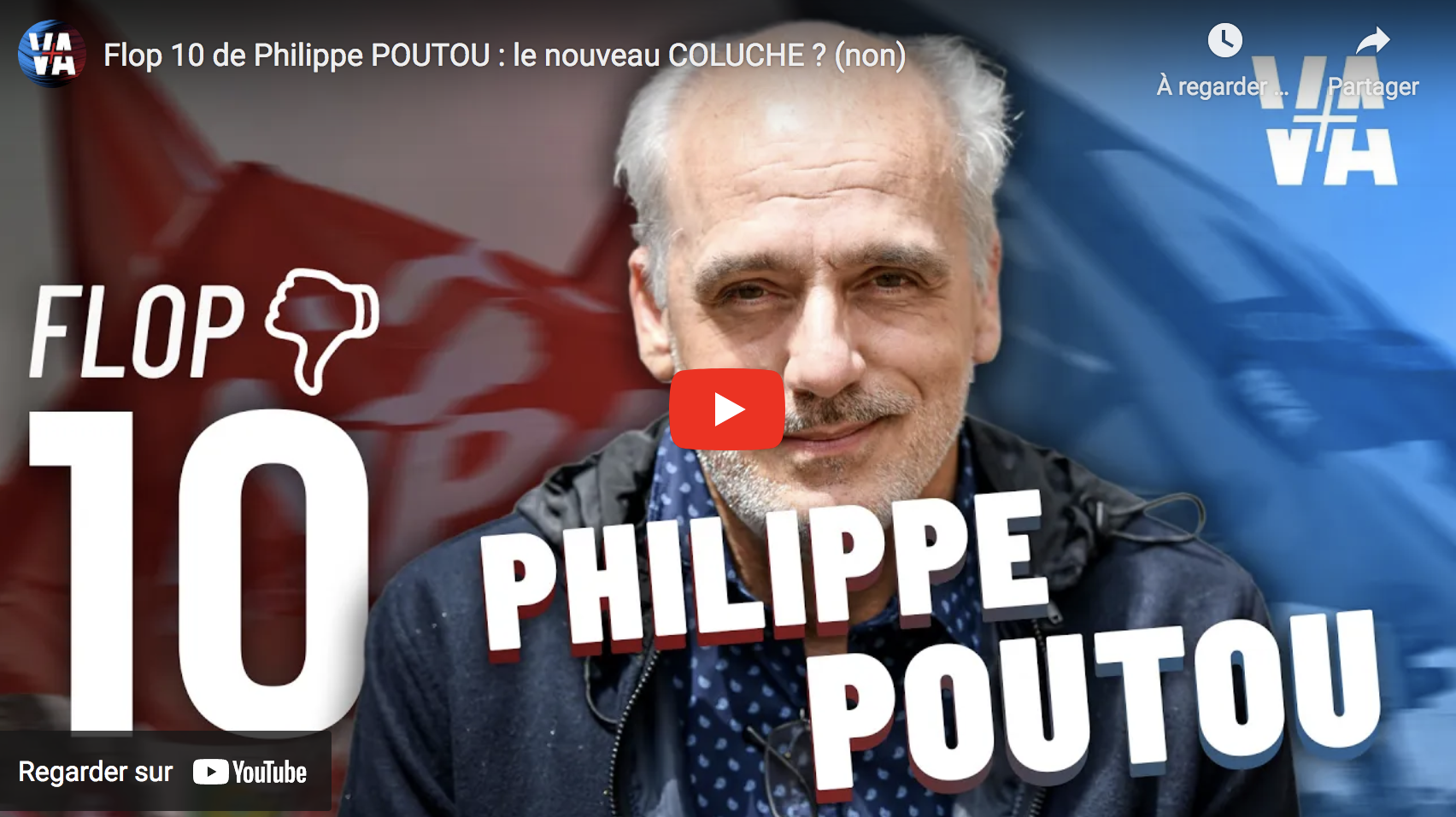 Flop 10 de Philippe Poutou (VIDÉO)