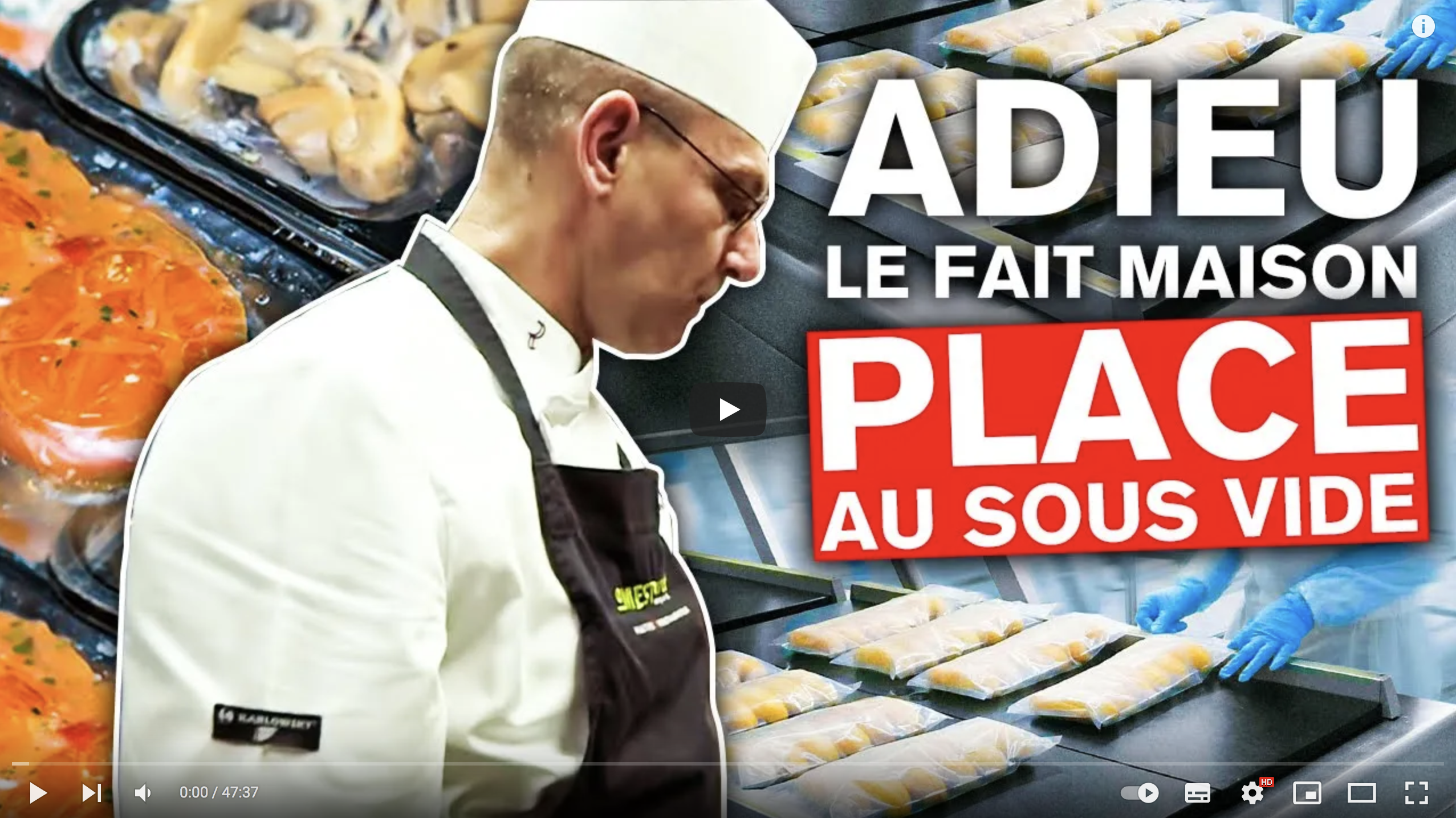 Restaurants : quand la cuisine sous vide devient la norme (ENQUÊTE)